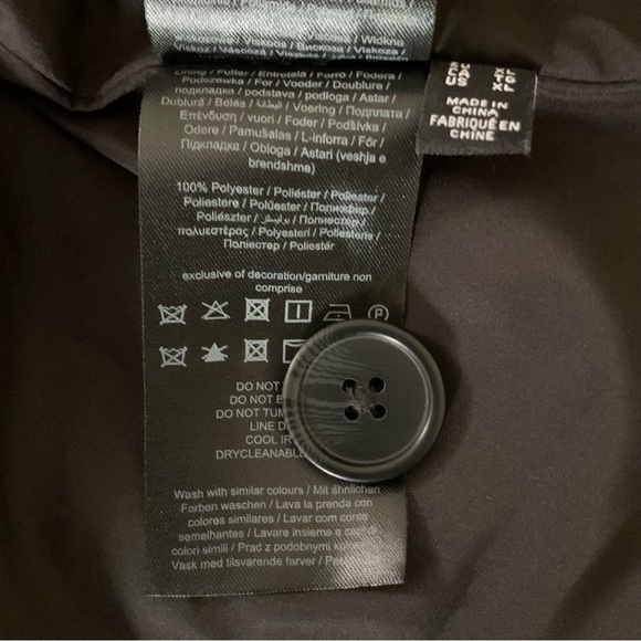 Plaid Loose Fit Houndstooth Single Breasted Wool Blend Blazer XL - Picture 15 of 16